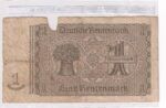 CRBX3012 BILLETE ALEMANIA 1 MARCO 1937 CON ROTURA BC - Imagen 2