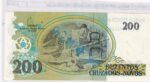 CRBX3025 BILLETE BRASIL 200 NUEVOS CRUZADOS SIN CIRCULAR - Imagen 2