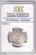 CRCAP072 MONEDA ESPAÑA CARLOS III 2 REALES 1785 MADRID DV PLATA - Imagen 2