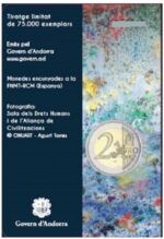 HEUR0628 MONEDA ANDORRA 2 EUROS 2018 (Derechos humanos) COIN CARD - Imagen 2