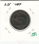 MONEDA ESPAÑA GOBIERNO PROVISIONAL 5 CENTIMOS 1870 - Imagen 2