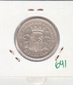 MONEDA ESPAÑA GOB PROVISIONAL 2 PESETAS PLATA 1973 - Imagen 2