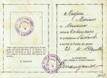 CRCAR282 TARJETA ITALIANA DE IDENTIFICACION DEL PARTIDO FASCISTA DEL AÑO 1934 EN CATANZARO - Imagen 2