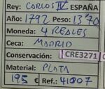 CRE3271 MONEDA ESPAÑA CARLOS IV 4 REALES 1792 MADRID PLATA - Imagen 3