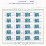 CRSEXT0522 SELLOS LIECHTENSTEIN Minipliego completo de 20 unidades de la serie Yvert nº 405/7 - Imagen 3