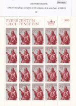 CRSEXT0526 SELLOS LIECHTENSTEIN Minipliego completo de 20 unidades de la serie Yvert nº 418/21 - Imagen 4