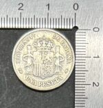 CRE4853 MONEDA ESPAÑA ALFONSO XIII 1 PESETA 1894 *--*-- PG V MADRID - Imagen 4