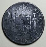 CRCAP022 MONEDA ESPAÑA CARLOS IV 8 REALES 1795 POTOSI PP RESELLOS CHIN. - Imagen 4