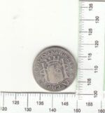 MONEDA ESPAÑA GOBIERNO PROVISIONAL 50 CENTIMOS PLATA 1869 - Imagen 4