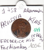 CR0549 MONEDA ALEMANIA PRUSIA 1758 100