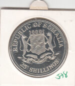 CR0578 MONEDA SOMALIA 25 SHILLINES 1998 20 - Imagen 2