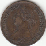 CR0637 MONEDA GRAN BRETAÑA 0,5 PENNY 1864 15