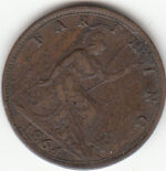 CR0637 MONEDA GRAN BRETAÑA 0,5 PENNY 1864 15 - Imagen 2