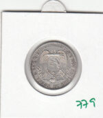 CR0779 MONEDA ECUADOR 2 CTS DE SUCRE 1916 PLATA - Imagen 2
