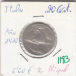 CR1183 MONEDA ITALIA 20 CENT 1910
