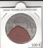 CR2039 MONEDA POLONIA 20 ZLOTYCH 2002 PLATA