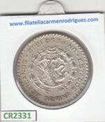 CR2331 MONEDA MEXICO 1 PESO 1962 PLATA - Imagen 2