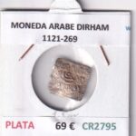 CR2795 MONEDA ARABE DIRHAM 1121-269 PLATA VER DESCRIPCION EN FOTO