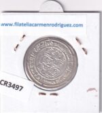 CR3527 MONEDA CALIFATO OMEYA HISHAM CECA WASIT 113H PLATA BO - Imagen 2