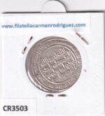 CR3503 MONEDA CALIFATO OMEYA ABA AL-MALIK CECA ABRASHAR 93H PLATA BO - Imagen 2