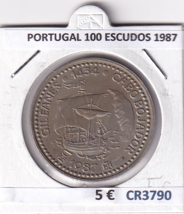 CR3790 CR3790 MONEDA PORTUGAL 100 ESCUDOS 1987 - Imagen 1
