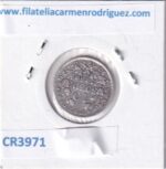 CR3971 MONEDA VATICANO 10 SUELDOS PIO IX 1869 PLATA - Imagen 2