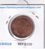 CR4018 MONEDA PORTUGAL 10 REIS 1892 BRILLO ORIGINAL SIN CIRCULAR - Imagen 2