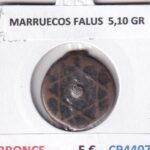 CR4407 MONEDA MARRUECOS FALUS BRONCE 5,10 GR