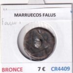 CR4409 MONEDA MARRUECOS FALUS BRONCE