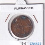 CR4427 MONEDA FILIPINAS 1931