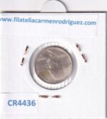CR4436 MONEDA EGIPTO 2 MILESIM 1922-1952 PLATA - Imagen 2