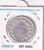 CR4475 MONEDA INDIA PORTUGUESA 1 RUPIA 1912 11,6 GR PLATA - Imagen 2