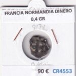 CR4553 MONEDA FRANCIA GUILLERMO DE NORMANDIA S.X-XI 0,4 GR