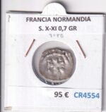 CR4554 MONEDA FRANCIA GUILLERMO DE NORMANDIA S. X-XI 0,7 GR