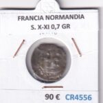 CR4556 MONEDA FRANCIA GUILLERMO DE NORMANDIA S. X-XI 0,7 GR
