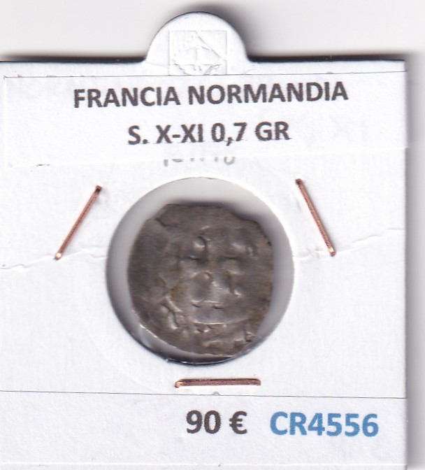 CR4556 CR4556 MONEDA FRANCIA GUILLERMO DE NORMANDIA S. X-XI 0,7 GR - Imagen 1