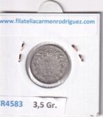 CR4583 MONEDA HOLANDA 25 CENTIMOS 1896 REINA GUILLERMINA PLATA MBC - Imagen 2