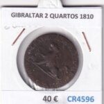 CR4596 MONEDA GIBRALTAR 2 QUARTOS 1810