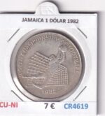CR4619 MONEDA JAMAICA 1 DÓLAR 1982 CUPRONIQUEL