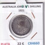 CR4660 MONEDA AUSTRALIA JORGE VI SHILLING 1921 PLATA