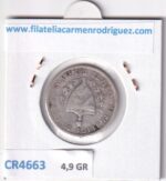 CR4663 MONEDA CUBA 20 CENTAVOS 1920 PLATA - Imagen 2