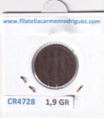 CR4728 MONEDA FRANCIA NAPOLEON III 10 CENTIMOS 1854 K - Imagen 2