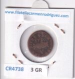 CR4738 MONEDA MALTA 5 GRANI 1790 - Imagen 2