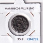 CR4739 MONEDA MARRUECOS FALUS 1260
