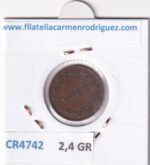 CR4742 MONEDA PAISES BAJOS 1 CENTIMO 1878 - Imagen 2