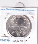 CR4770 MONEDA VATICANO 1000 LIRAS JUAN PABLO II PLATA - Imagen 2