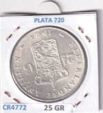 CR4772 MONEDA ANTILLAS HOLANDESAS 2 GULDEN 1964 PLATA 720 - Imagen 2
