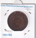 CR4794 MONEDA ARGENTINA 2 CENTAVOS 1891 BRONCE - Imagen 2