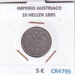 CR4795 MONEDA IMPERIO AUSTRIACO 10 HELLER 1895