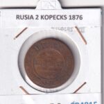 CR4815 MONEDA RUSIA 2 KOPECKS 1876